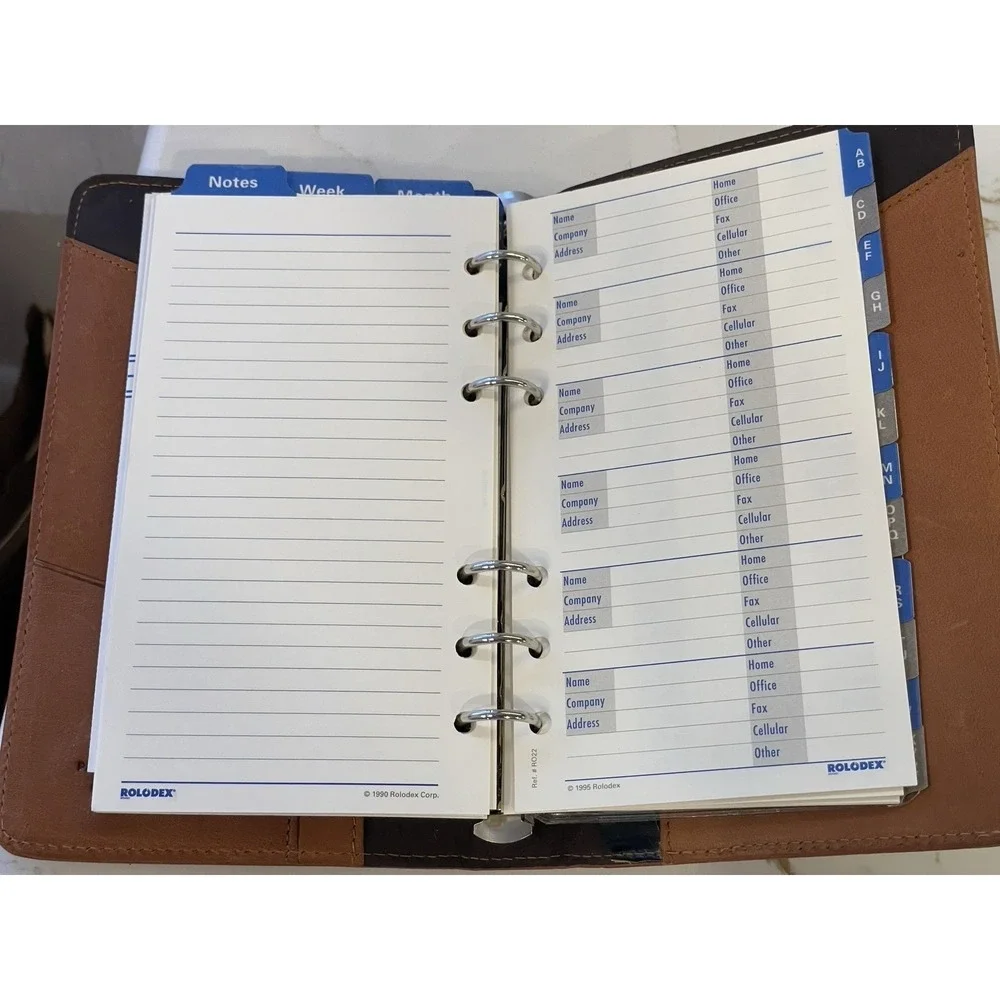 Rolodex vintage planner